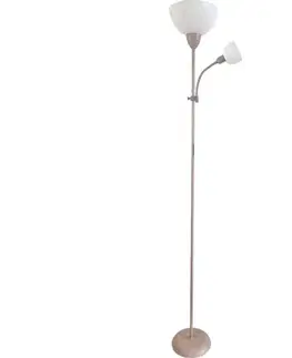 Lampy Rabalux 74103 - Stojacia lampa ACTION PRO 1xE27/60W/230V + 1xE14/25W béžová 74103