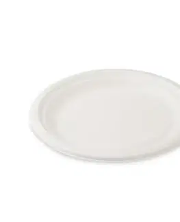 Taniere Kinekus Tanier okrúhly BIO, z cukrovej trstiny, 22 cm, 50ks jednorazový