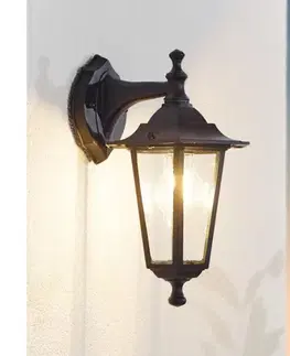 Záhradné lampy EGLO 22467 - vonkajšie nástenné svietidlo LATERNA 4 1xE27/60W čierna 22467
