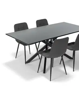 Konferenčné stolíky Jedálenský stôl MATRIX 180, čierne drevo