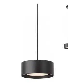 Svietidlá Redo 01-3101 - LED Luster na lanku PUNKT LED/6W/230V pr. 15 cm čierna 01-3101