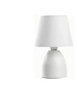 Lampy ONLI - Stolná lampa NANO 1xE14/6W/230V biela 19 cm 059/LB