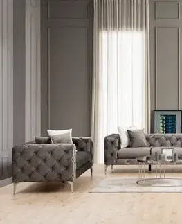 Pohovky a gauče Dvojmiestna pohovka Como 2 Seater - Anthracite