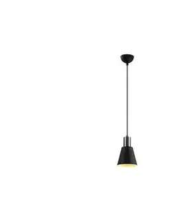 Svietidlá  Luster na lanku KEM 1xE27/40W/230V čierna 892OPV1651