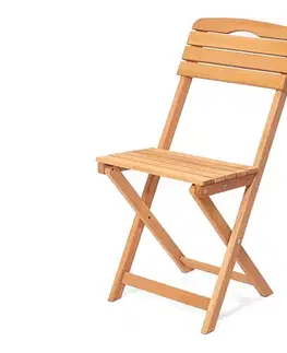 Záhradné stoličky a kreslá  Záhradná stolička 40x30 cm buk 644MYD1123