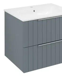 Kúpeľňový nábytok SAPHO - CIRASA STRIP umývadlová skrinka 59,2x52x46cm, siena CR611-4242S