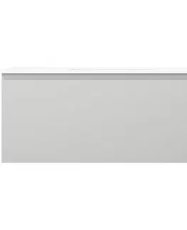 Kúpeľňový nábytok MEXEN/S - Orio kúpeľňová skrinka 120 cm s umývadlom Otis, 1 šuplík, sivá mat/biela mat 91A10-12047-1-BF62-W18M01