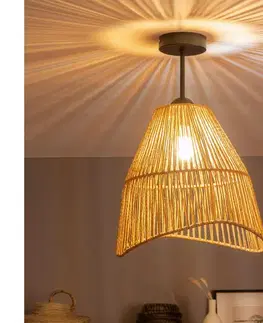 Svietidlá BRILAGI - LED prisadený luster CERIA BOHO 1xE27/60W/230V priemer 30 cm čierna/hnedá BG3989+EG781101