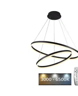 Svietidlá  LED Stmievateľný luster na lanku LED/100W/230V 3000-6500K + diaľkové ovládanie J4311/B