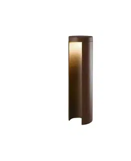 Záhradné lampy Panlux PN42100036 Záhradné LED svietidlo Costa hnedá, 13 W