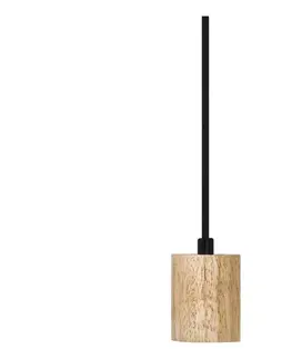 Predlžovacie káble Osram - Napájací kábel PENDULUM CYLINDER 1xE27/15W/230V drevo 4099854419454