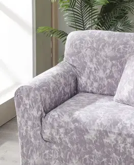 Prehozy 4Home Napínací poťah na dvojkreslo Marble, 145 - 185 cm
