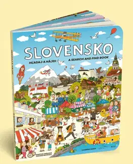 Leporelá, krabičky, puzzle knihy Slovensko hľadaj a nájdi - Martina Kráľová,Zuzana Revúcka