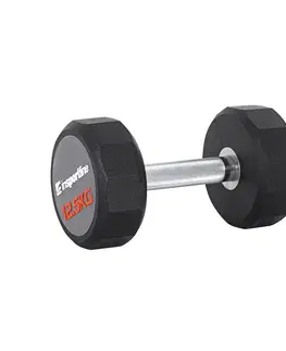 Činky Jednoručná činka inSPORTline Profi CPU 12,5kg