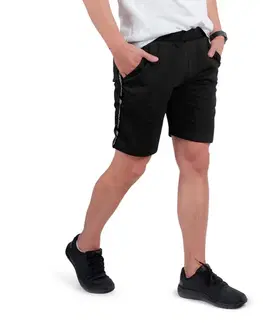 Pánske kraťasy a šortky Pánske teplákové kraťasy inSPORTline Easystrap khaki - L
