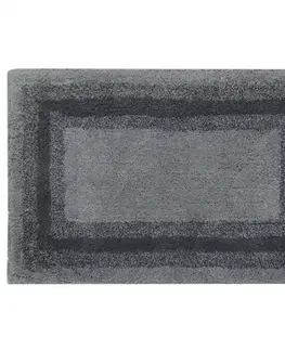 Koberčeky a rohože do kúpeľne Súprava kúpeľňových koberčekov 50x80cm + 55x45cm sivá