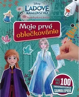 Nalepovačky, vystrihovačky, skladačky Moje 1. oblečkovanie: Ľadové kráľovstvo