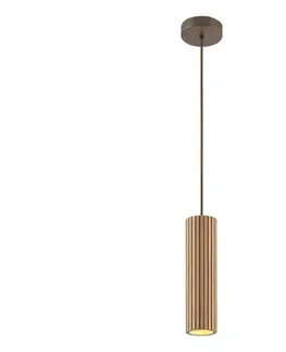 Svietidlá Brilliant - Luster na lane LAKEWOOD 1xGU10/10W/230V pr. 10 cm hnedá 51570/20