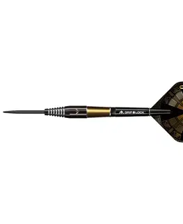 Šípky Mission Crypt Black & Gold PVD M2 90% Steel 3ks 23 g