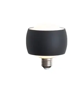 LED osvetlenie Dekoratívna LED žiarovka E27 čierna 6W 370 lm 3000K