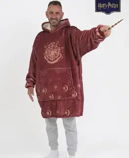 Dámske mikiny MKLozkoviny.sk Baránková mikina Harry Potter - Bradavice - červená veľkosť L