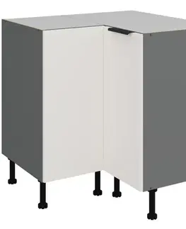 Kuchynské skrinky stojace Kuchynská skrinka Aria-Wh/Ant Anti Fingerprint 90x90 Dn 2f Bb