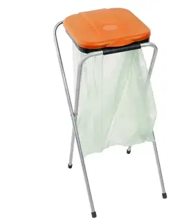 Odpadkové koše KONDELA Fixo 1 odpadkový kôš na triedený odpad oranžová