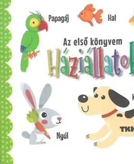 Leporelá, krabičky, puzzle knihy Háziállatok - Az első könyvem