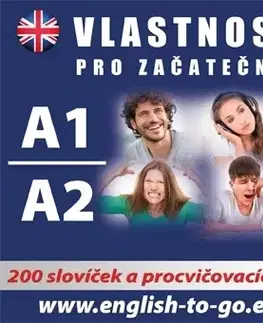 Jazykové učebnice - ostatné Poslechová angličtina Angličtina - vlastnosti pro začátečníky A1, A2