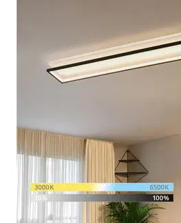 Svietidlá BRILAGI - LED stmievateľné stropné svietidlo OUTLINE LED/90W/230V 18x100 cm biela/čierna +DO BRGJ8321-1000