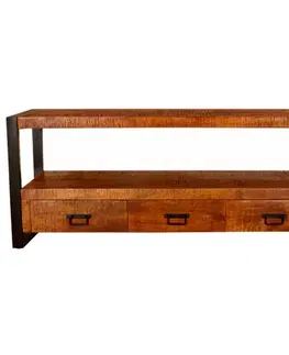 TV stolíky TV stolík Retro 150x60x45 indický masív mango