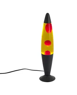 Stolné lampy Lávová lampa žltá s červeným voskom vrátane LED - Molten Lava