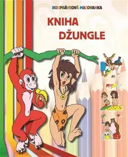Nalepovačky, vystrihovačky, skladačky Kniha džungle