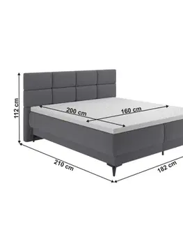 Boxspring Boxspringová postel LYANNA 4 Tempo Kondela