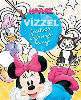 Nalepovačky, vystrihovačky, skladačky Vízzel festhető színezőkönyv: Minnie