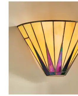 Svietidlá Endon 64046 - Nástenné svietidlo Tiffany DARK STAR 1xE14/40W/230V 64046