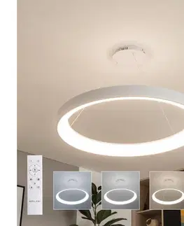 Svietidlá BRILAGI - LED stmievateľný luster FALCON II LED/108W/230V 3000-6500K pr. 80 cm biela + diaľkové ovládanie BRCD2668-800/BI