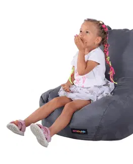 Sedacie vaky KONDELA Lapin sedací vak sivá