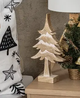 Vianočné dekorácie 4Home Dekorácia z mangového dreva Frozen Tree, 30 cm, S