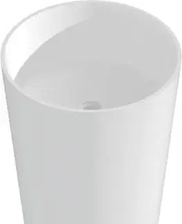 Umývadlá MEXEN - Onyx-01 Voľne stojace umývadlo z liateho mramoru 45 x 45, biela mat 26524500