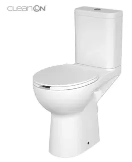 Záchody CERSANIT - WC KOMPAKTNÉ ETIUDA NEW CLEANON 010 3 / 6L Invalidný K11-0221