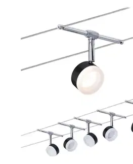 Svietidlá Paulmann 94457 - SADA 5xLED/4W Kompletný lankový systém CLEAR 230V 94457