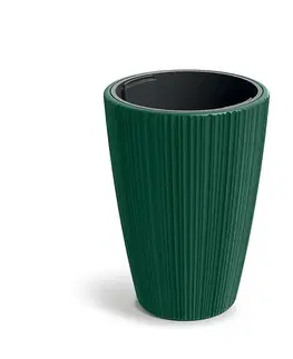 Kvetináče a truhlíky DMOR400-2411U plastový kvetináč 39 cm borovicovo zelená