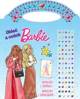 Nalepovačky, vystrihovačky, skladačky Barbie - modrý sešit/zošit (CZ/SK vydanie)