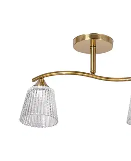 Svietidlá  Luster na tyči 2xE14/60W/230V zlatá W-N6580/2
