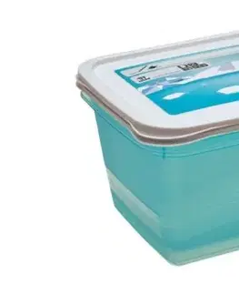 Dózy na potraviny Kinekus Dóza na potraviny plastová, sada 2ks, MAGIC ICE/POLAR 2L, 20,5x15,5x10,5cm, obdĺžnik
