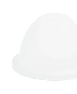 Lampy  Náhradné sklo k lustru E27 pr. 19 cm biela 80405