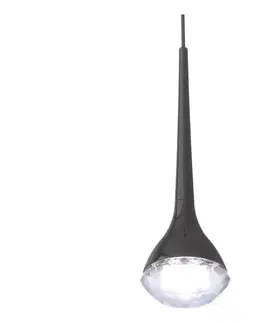 Svietidlá Open Design OR84795 - LED luster na lanku CRIMA LED/7W/230V čierna OR84795