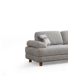 Pohovky a gauče Trojmiestna rozkladacia pohovka Nice 3 Seater - Cream, Blue