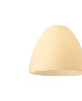 Lampy  Náhradné sklo TULIPAN E27 100x130 mm žltá klosz 54